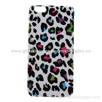 Leopard IMD printing PC case for iPhone 6, customized design printings are welcome